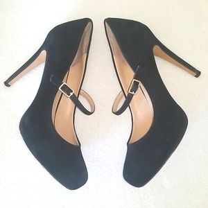 Vince Camuto Black Suede Heels